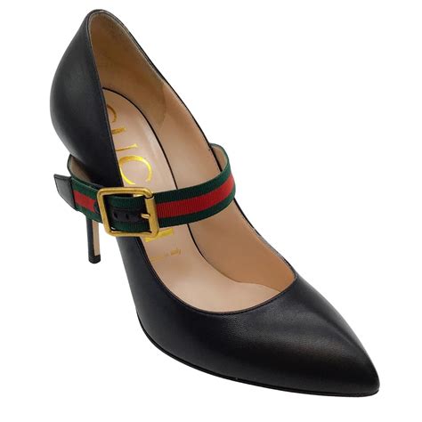 gucci horsebit leather mary jane pumps|Gucci sylvie leather pumps.